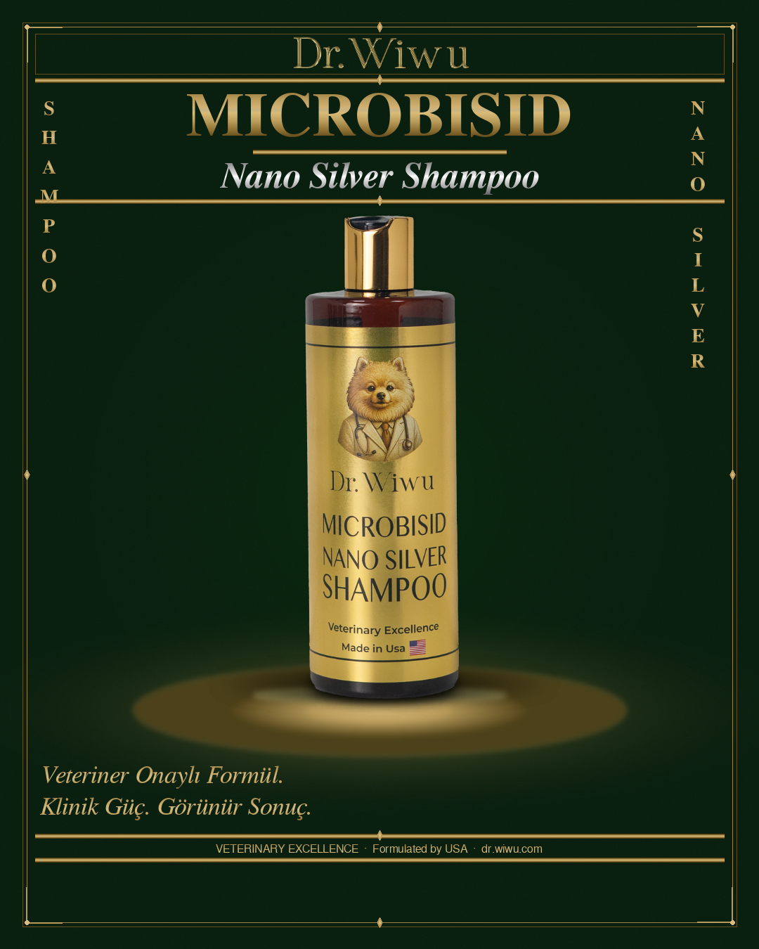 Microbisid Nano Silver Shampoo |  Klinik Güç, Görünür Sonuç