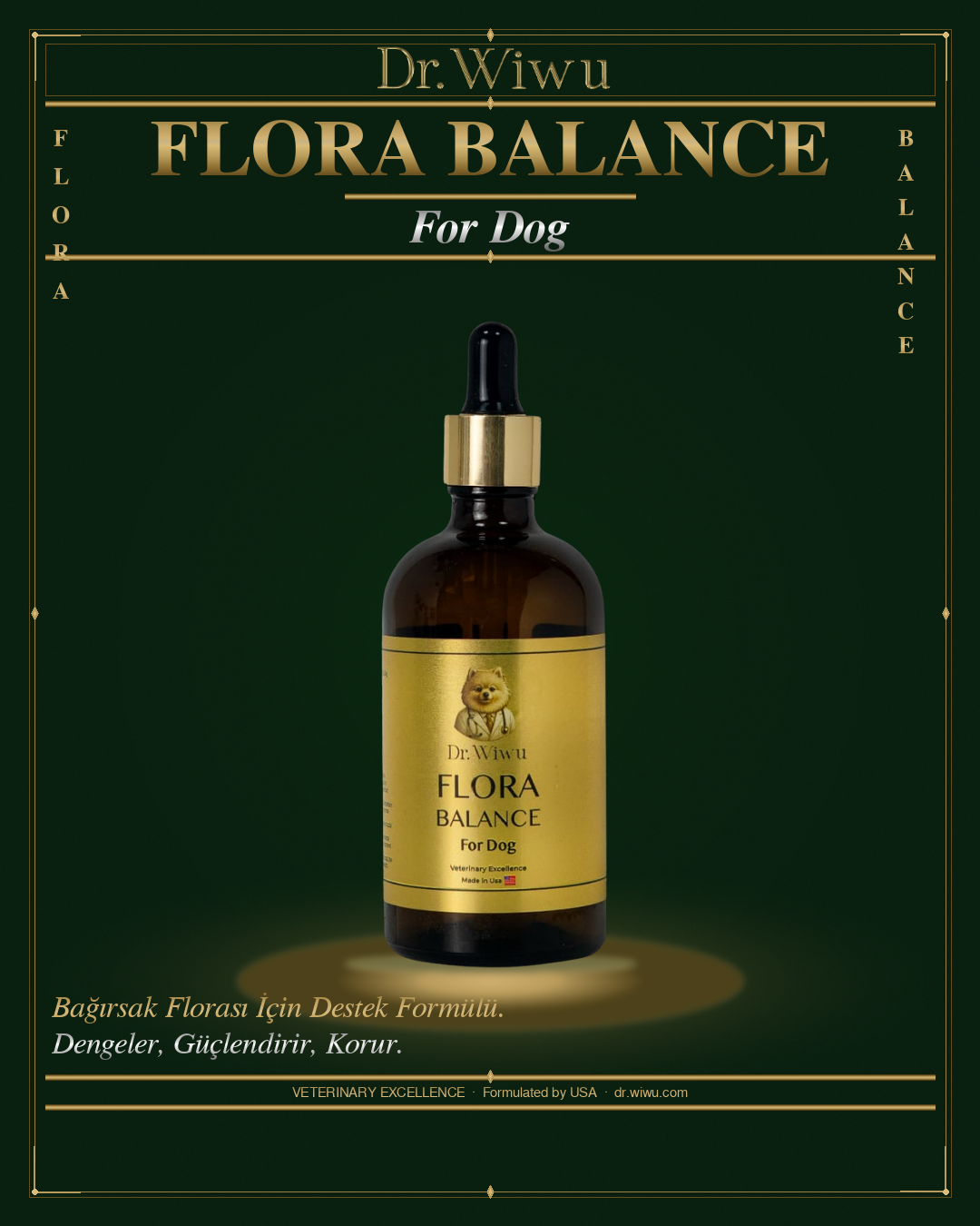 Flora Balance For Dog | Bağırsak Florası İçin Destek Formülü