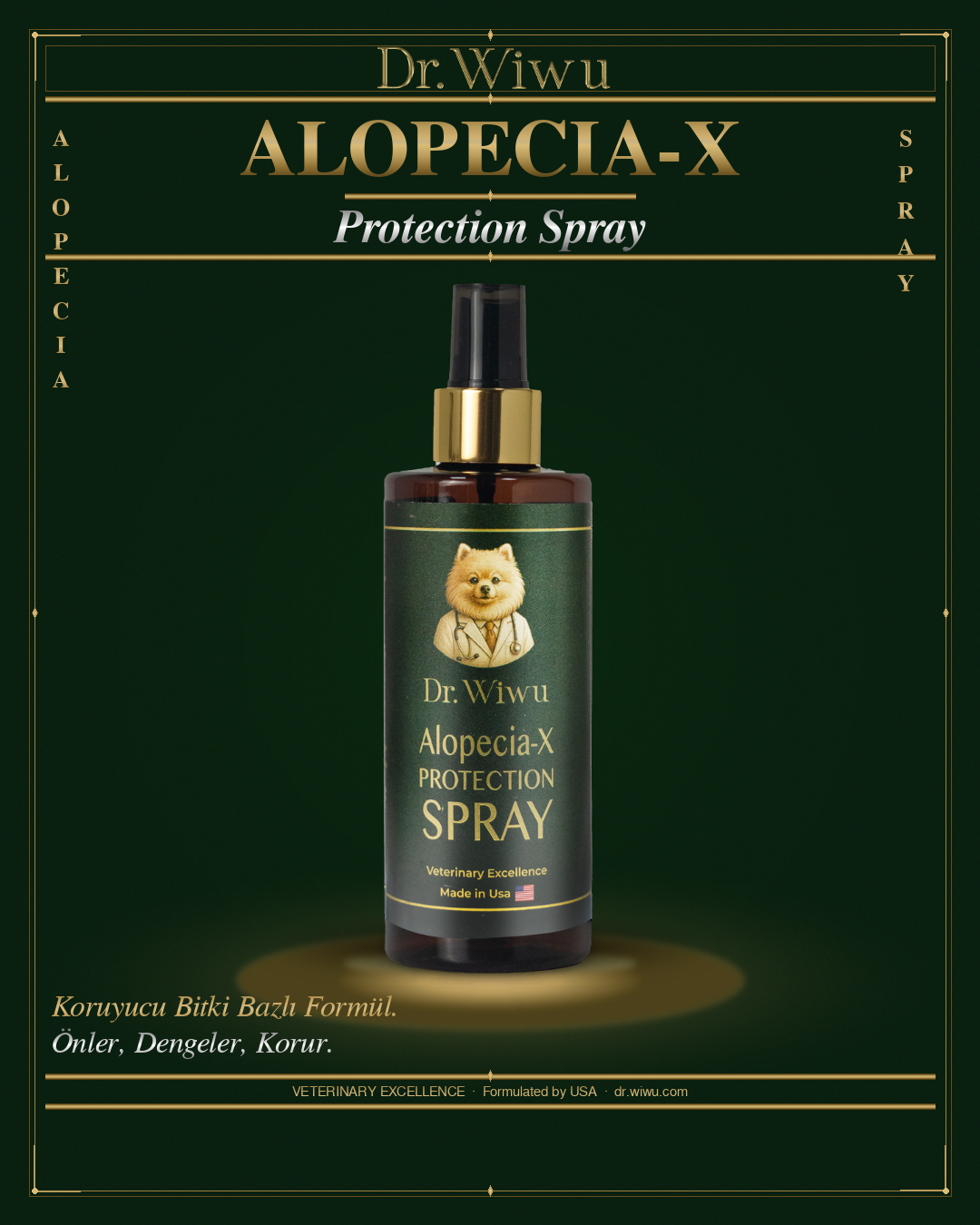 Alopecia-X Protection Spray | Koruyucu Bitki Bazlı Formül